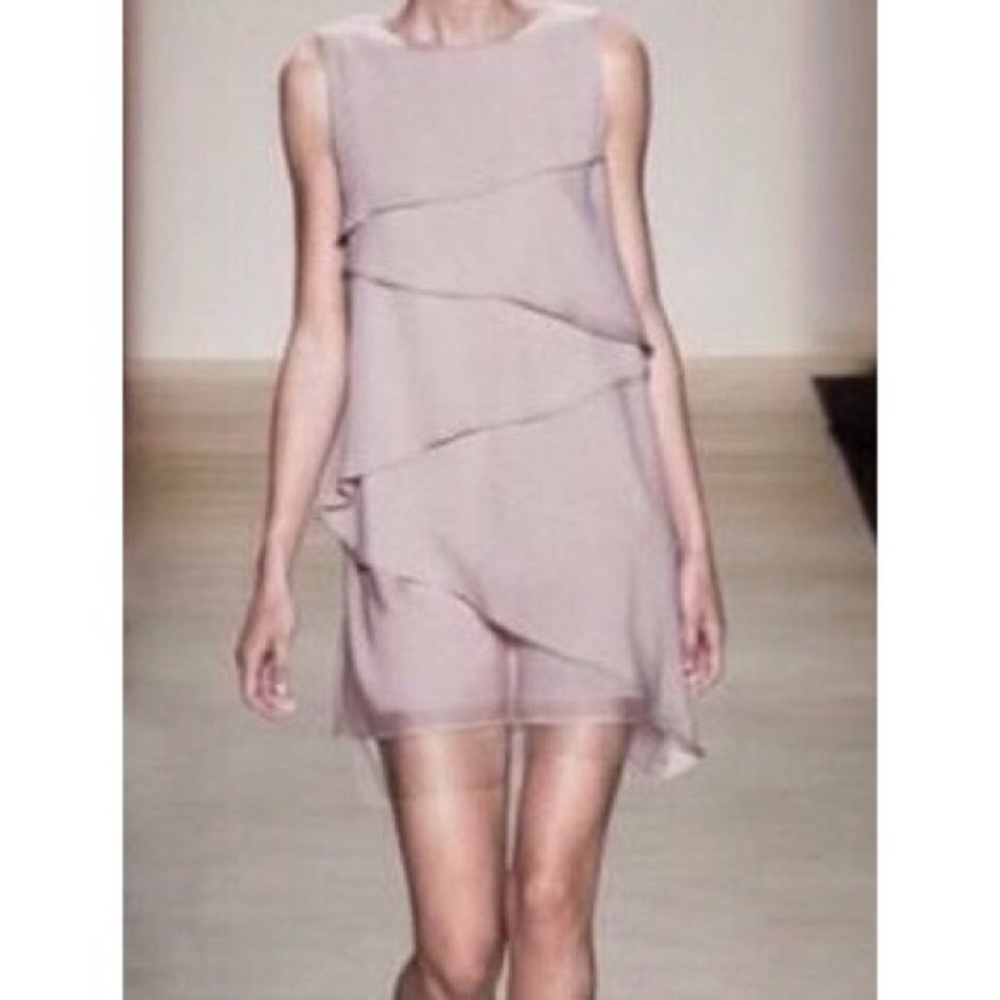 BCBG Max Azria Runway Small Celine Dress Silk Rose